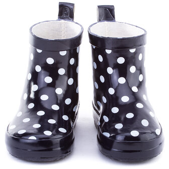 Playshoes halfhoge regenlaarsjes marine stippen