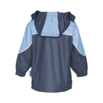 Playshoes regenjas marine lichtblauw