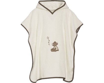 Playshoes badponcho creme beertje