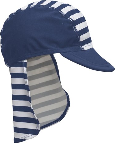 Playshoes zwemcap marine wit anker