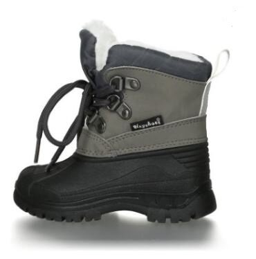 Playshoes snowboots grijs met veters