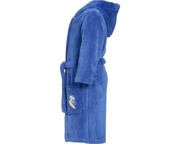 Playshoes badjas fleece blauw surfer