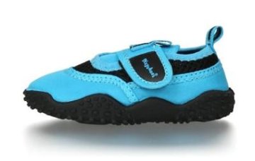 Playshoes waterschoenen klittenband neon blauw