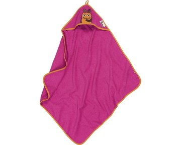Playshoes badcape muis fuchsia