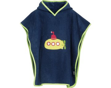 Playshoes badponcho marine duikboot