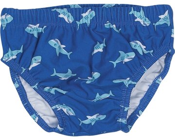 Playshoes zwemluier blauw haai