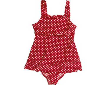Playshoes badpak met rokje rood witte stippen