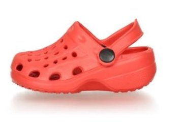 Playshoes EVA clog waterschoen rood