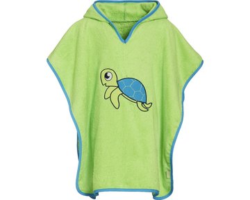 Playshoes badponcho groen schildpad