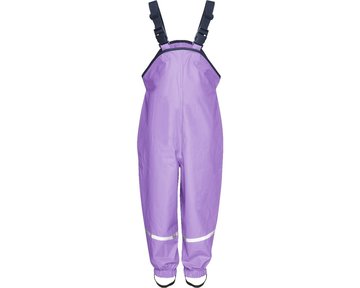 Playshoes regenbroek bretels uni lila